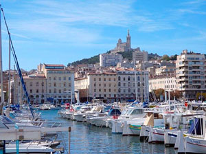 Vieux port et bonne mère Marseille