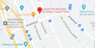 appartements dans le centre de marseille Appart'City Marseille Euromed - Appart Hôtel