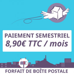 6 mois de boîte postale Marseille 5ème