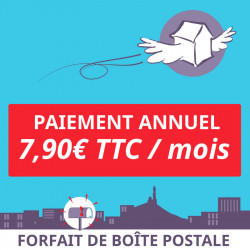 1 an de boîte postale Marseille 5ème