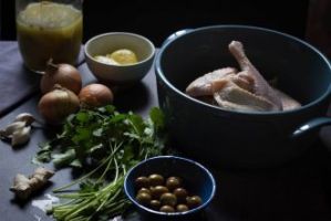 Ingredients for chicken-tagine-