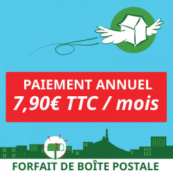 1 an de boîte postale à Marseille 1er