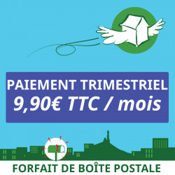 3 mois de boîte postale Marseille 1er